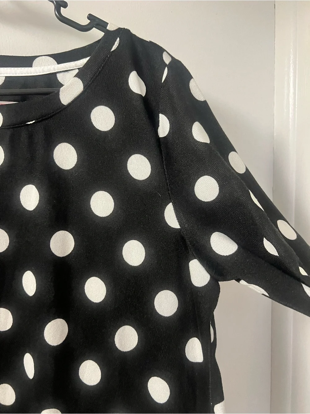 kate spade Black and White Polka Dot Blouse small/medium